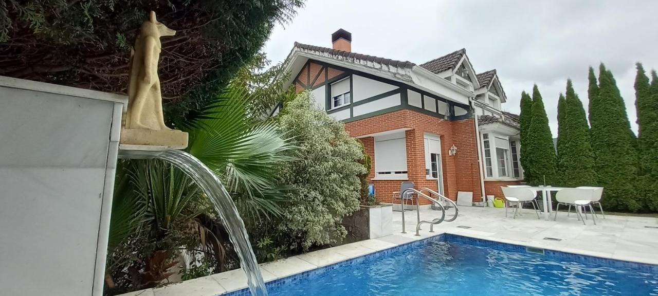 Chalet Con Piscina, Sauna Y Jacuzzi Cerca Del Mar A Media Hora De Bilbao Y Santander El Puente (Cantabria) Exterior photo
